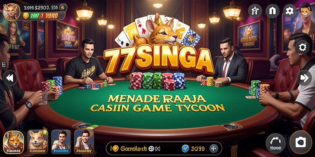 Tampilan gameplay Tycoon yang menarik di 77SINGA.