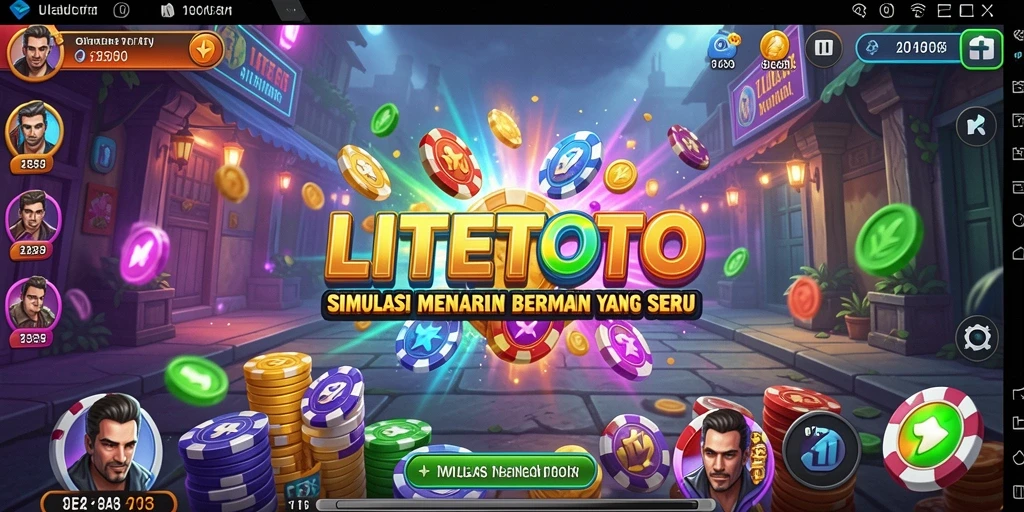 Tampilan gameplay menarik dari LITETOTO dengan misi simulasi yang seru.
