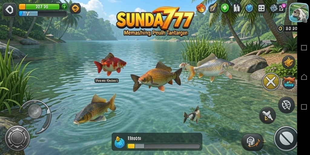 Tampilan menarik SUNDA777 saat memancing di lautan.